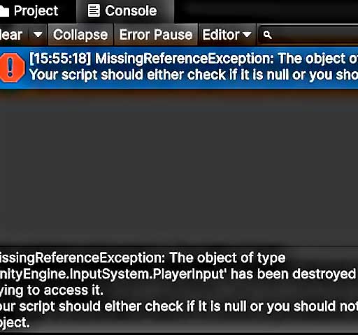 MissingReferenceException in Unity