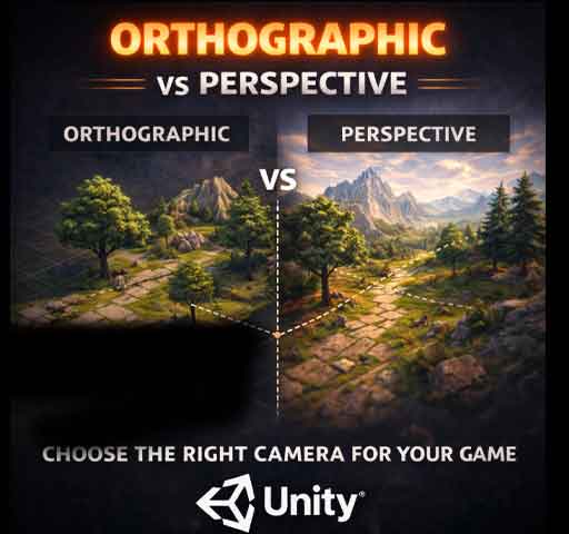 Orthographic vs Perspective Cameras in Unity: Tradeoffs Explained