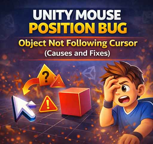 Unity Mouse Position Bug: Incorrect Screen-to-World Coordinates (Causes and Fixes)