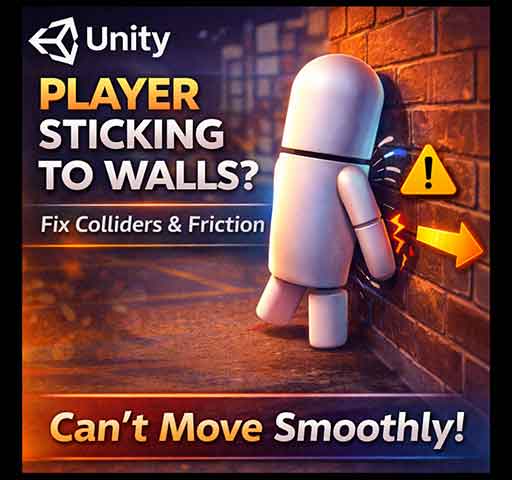 Unity Player Sticking to Walls Issue